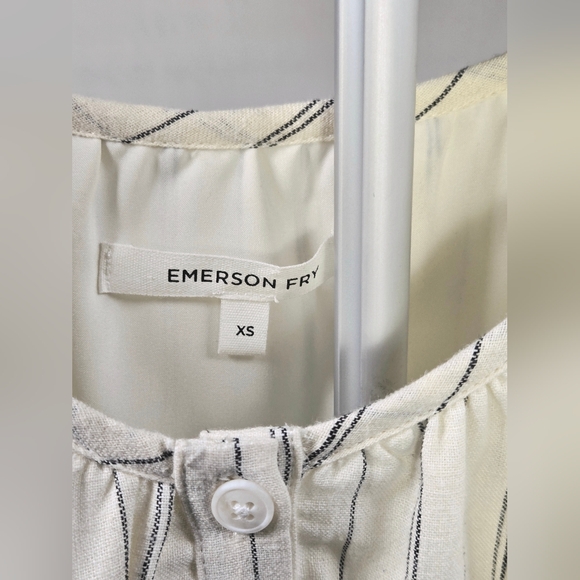 Emerson Fry Jasmine Hemp & Organic Cotton Cottagecore Boho Dress, XS - Picture 4 of 5